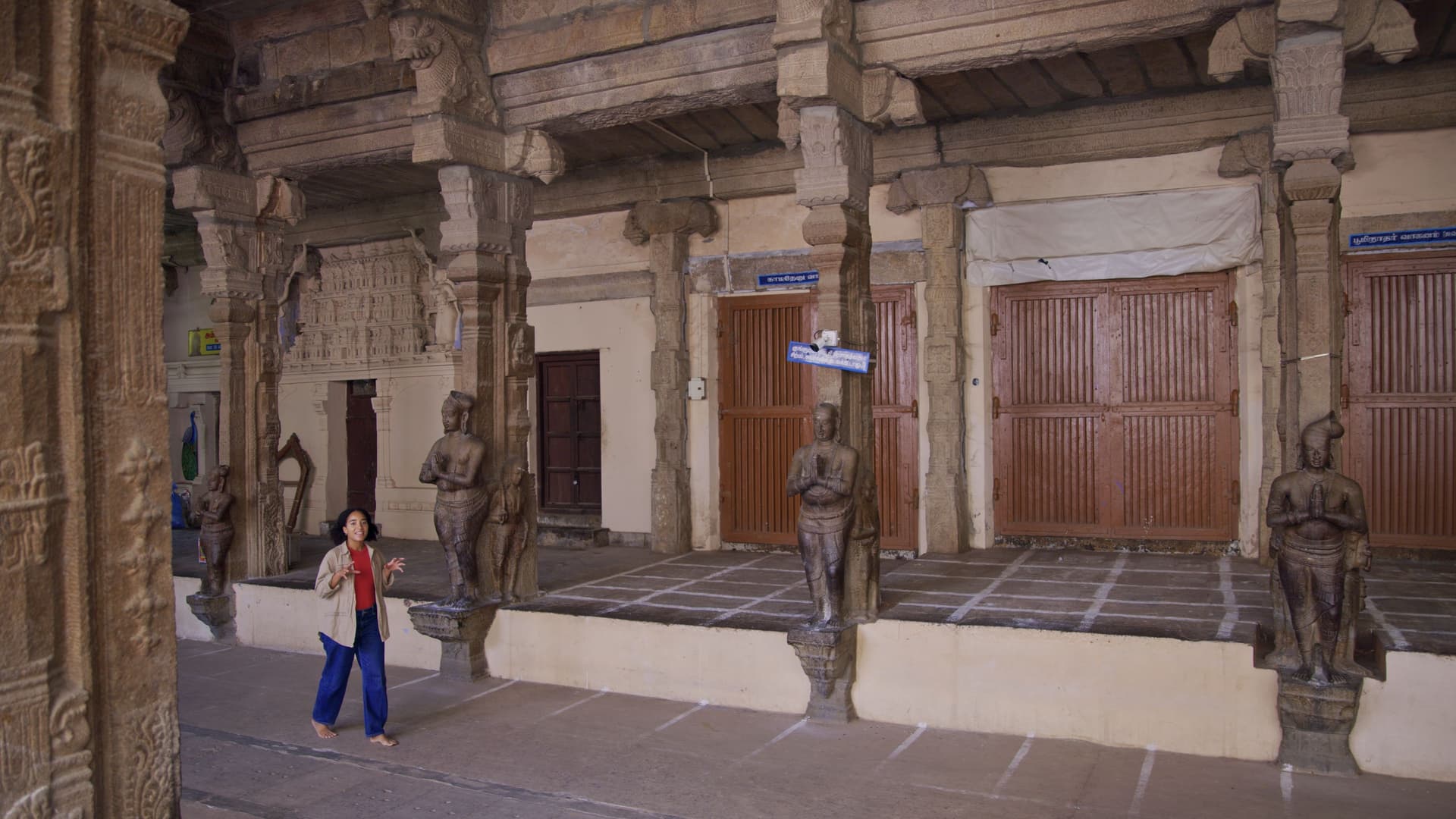 Tirunelveli Nellaippar Temple pillars